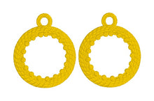 Boucles d’oreilles Santa Face FSL - Boucles d’oreilles en dentelle autoportantes In the Hoop