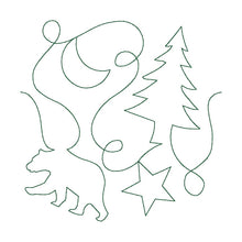 Woodland Night Edge To Edge Machine Embroidery Quilting Files