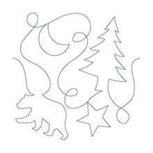 Woodland Night Edge To Edge Machine Embroidery Quilting Files