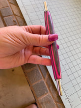 Pink/Gray-Layered Handmade Double Ended Sewing Tool
