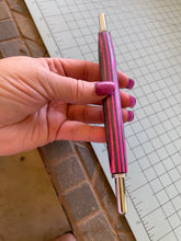 Pink/Gray-Layered Handmade Double Ended Sewing Tool