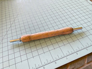 Oak Handmade Double Ended Sewing Tool
