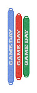 FSL Friendship Bracelet "GAME DAY" - In the Hoop Freestanding Lace Bracelet in Three Sizes