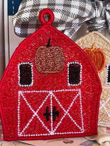 The Old Pumpkin Barn Freestanding Lace (FSL) Ornament