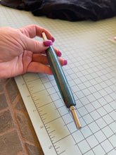 Blue/Gray-Layered Handmade Double Ended Sewing Tool