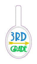 Etiquetas y ojales de la escuela primaria para subir de nivel 3er grado: aros 4x4 y 5x7