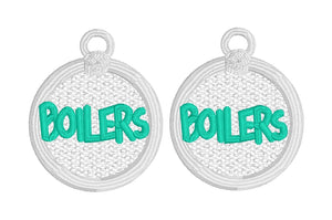 Boilers FSL Earrings - In the Hoop Freestanding Lace Earrings