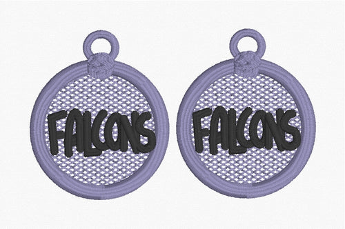 Pendientes WARRIORS FSL - Pendientes de encaje independientes en el aro