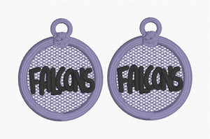 Pendientes WARRIORS FSL - Pendientes de encaje independientes en el aro