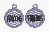 Pendientes WARRIORS FSL - Pendientes de encaje independientes en el aro