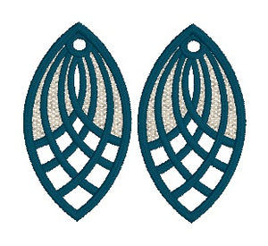 Aloft Earrings- In the Hoop Freestanding Lace Earrings