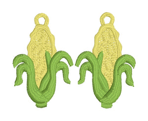 Corn FSL Earrings - In the Hoop Freestanding Lace Earrings