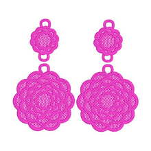 Dahlia Dangles FSL Earrings - In the Hoop Freestanding Lace Earrings