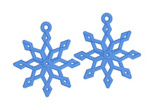 Snowflake FSL Earrings - In the Hoop Freestanding Lace Earrings