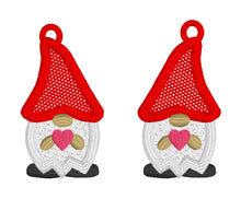 Gnome XL mesh FSL Earrings- In the Hoop Freestanding Lace Earrings