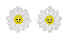 Happy Daisy FSL Earrings - In the Hoop Freestanding Lace Earrings