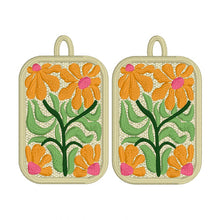 Jellyflower3 FSL Earrings - Abstract Floral In the Hoop Freestanding Lace Earrings