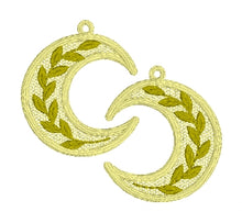 Boucles d’oreilles Lotus Moon FSL - Boucles d’oreilles en dentelle autoportantes In the Hoop