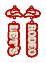 Let's Rodeo FSL Earrings In the Hoop Freestanding Lace Earrings