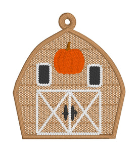 The Old Pumpkin Barn Freestanding Lace (FSL) Ornament