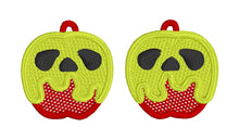 Poison Apple FSL Earrings- In the Hoop Freestanding Lace Earrings