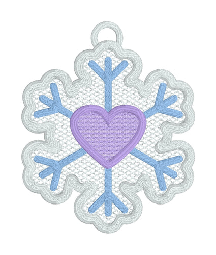 Flower Mylar encaje independiente Suncatcher o marcador para aros 4x4