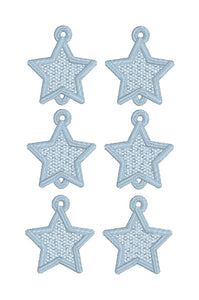 Triple Star Dangles FSL Pendientes SET- En los pendientes de encaje independientes del aro