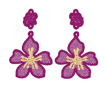 Flower Mylar encaje independiente Suncatcher o marcador para aros 4x4