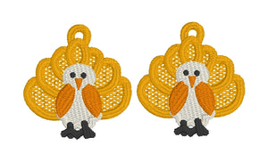 Boucles d’oreilles Turkey Teardrop FSL - Boucles d’oreilles en dentelle autoportantes In the Hoop