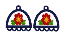 Fiesta Half Moon FELTY FSL Earrings - In the Hoop Freestanding Lace Earrings