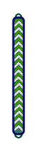 FSL Friendship Bracelet 2 Color Chevrons In the Hoop Freestanding Lace Bracelet in Three Sizes