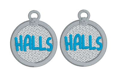 HALLS FSL Earrings - In the Hoop Freestanding Lace Earrings
