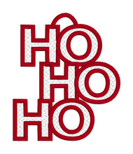 HO HO HO Christmas Freestanding Lace Ornament or Bookmark