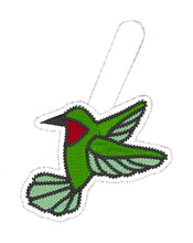 Hummingbird Snap Tab Embroidery Design