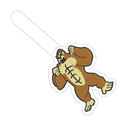 King Kong Snap tab In the Hoop embroidery design