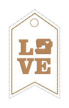 Love Sewing Flag Tag