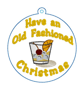Have an Old Fashioned Christmas Ornament for 4x4 hoops