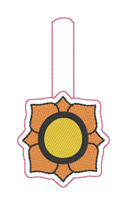 Pomegranate Bloom Snap Tab 4x4