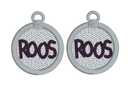 Boucles d’oreilles ROOS FSL - Boucles d’oreilles en dentelle autoportantes In the Hoop