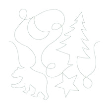 Woodland Night Edge To Edge Machine Embroidery Quilting Files