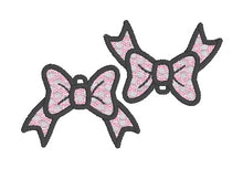 Boucles d’oreilles Bow FSL - Boucles d’oreilles en dentelle autoportantes In the Hoop