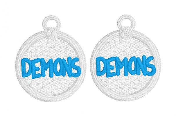 Pendientes WARRIORS FSL - Pendientes de encaje independientes en el aro