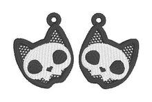 Pendientes Skull FSL - Pendientes de encaje independientes en el aro