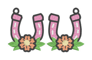 Pendientes FSL Big Daisy Dangles - Pendientes de encaje independientes en el aro