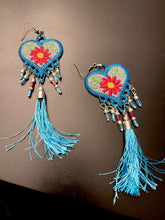 Fiesta Heart FELTY FSL Earrings - In the Hoop Freestanding Lace Earrings