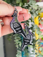 Pigeon FSL Earrings- In the Hoop Freestanding Lace Earrings