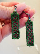 Mermaid/Dragon Scales Earrings- In the Hoop Freestanding Lace Earrings