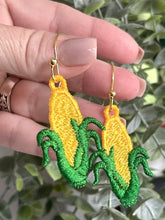 Corn FSL Earrings - In the Hoop Freestanding Lace Earrings