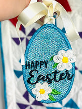 Happy Easter 3D Mylar Freestanding Lace Suncatcher or Bookmark for 4x4 Hoops