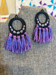 Boucles d’oreilles Viva Fiesta FSL - Boucles d’oreilles en dentelle autoportantes In the Hoop